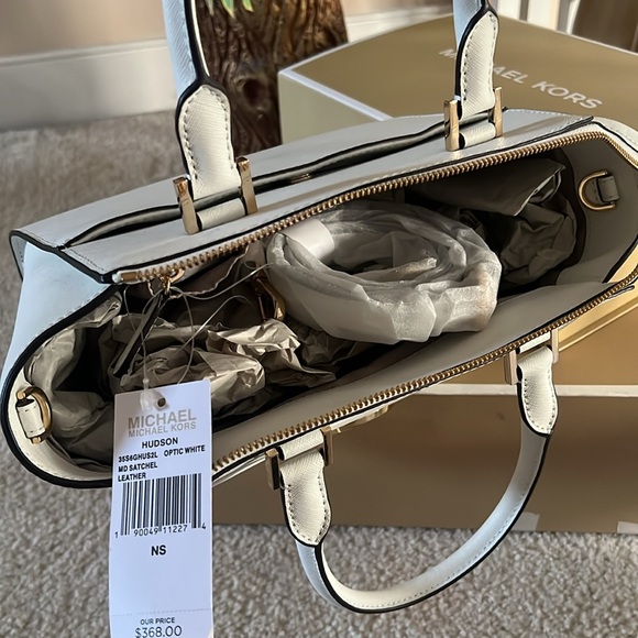 MICHAEL KORS CROSSBODY SATCHEL PURSES HUDSON  NEW AUTHENTIC 10x8.5 - Picture 9 of 12